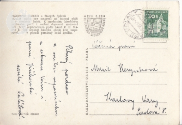 Máchovo jezero - CZ 1962 95 007 ●