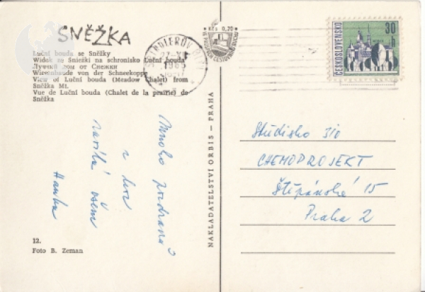 Krkonoše - Luční bouda - CZ 1965 95 006 ●