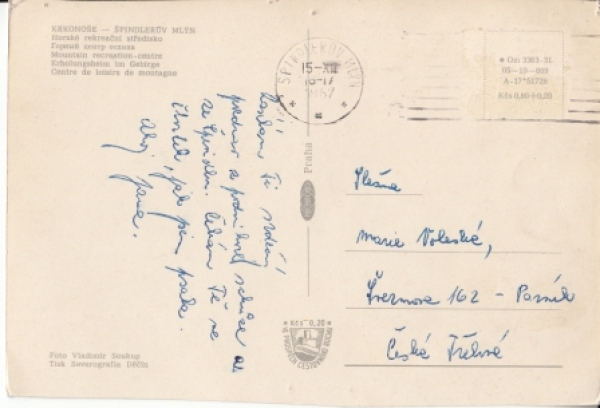 Riesengebirge - Spindlermühle - CZ 1967 95 003 ●
