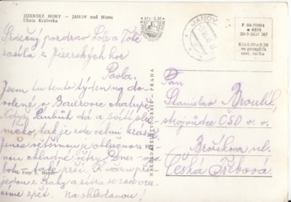 Janov nad Nisou - CZ 1968 95 006 ●