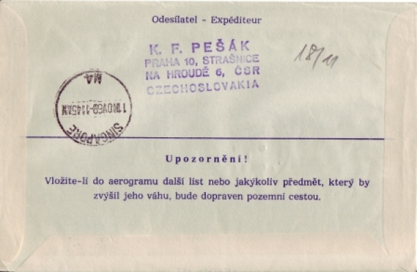 CAE 005 B - CZ 1969 96 001 ●