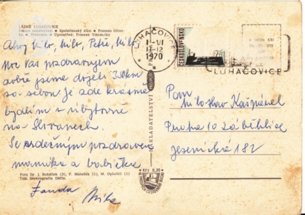 Lázně Luhačovice - CZ 1970 95 001 ●