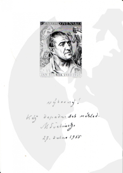 CZ Vzpomínky na Maxe Švabinského - Jindra Schmidt - 1973 98 007 - mit 2 Beilagen
