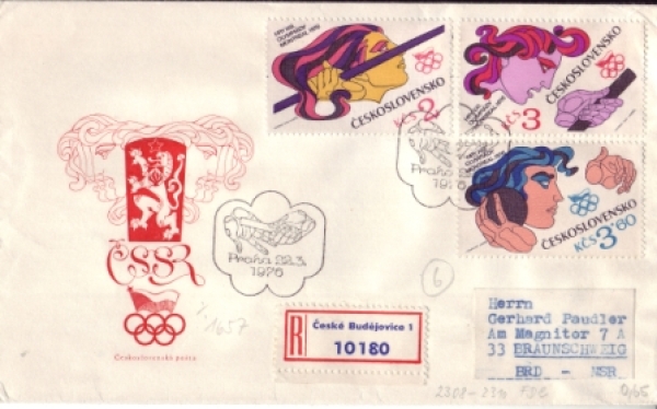 FDC 2190 / 2192 - CZ 1976 03 002 ●