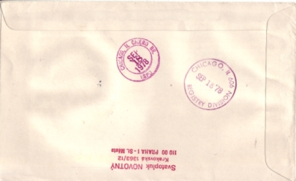 FDC 2334 / 2335 - CZ 1978 09 036 ●
