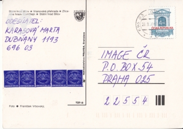 Vranovská přehrada - CZ 1999 95 010 ●