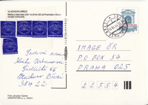 Vlachovo Březí - CZ 1999 95 013 ●