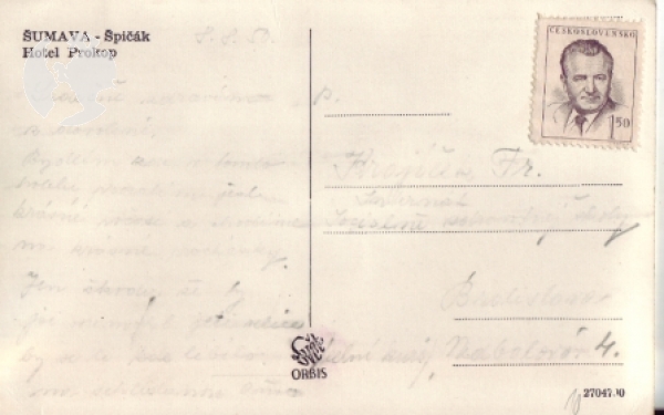 Šumava - Špičák - CZ 19xx 95 270 **