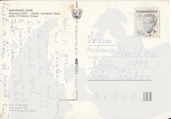 Mariánské Lázně - CZ 19xx 95 364 ●