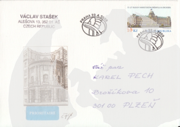 FDC 0594 - CZ 2009 04 003 ●