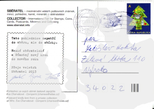 Reklamní pohled - CZ 2012 95 001 ●