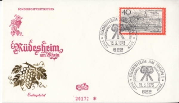 D FDC 0761 / 0762 ● - 1973