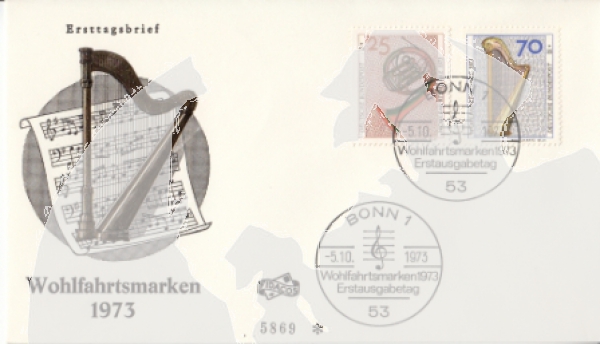 D FDC 0782 / 0785 ● - 1973