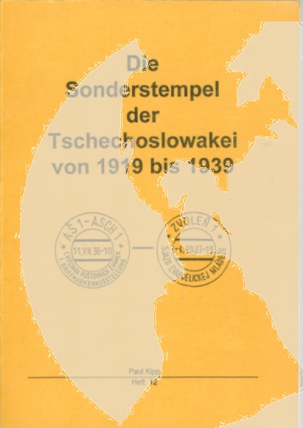 D Die Sonderstempel der Tschechoslowakei von 1919 - 1939