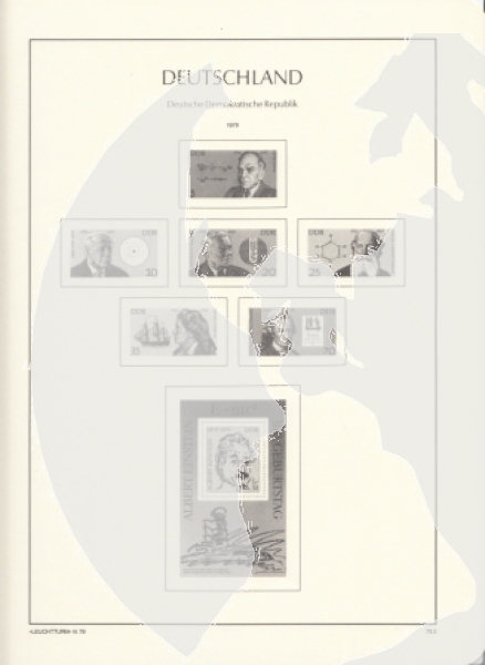 Německá demokratická Republika - 1979 - bez SF