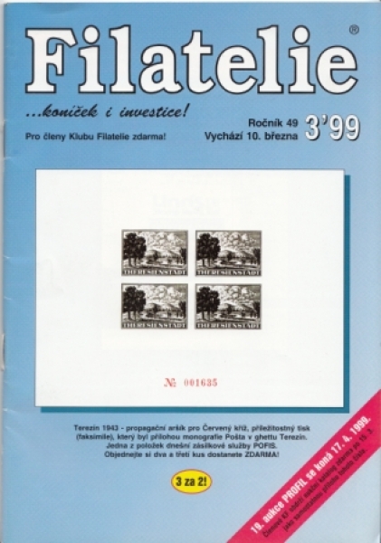 CZ FILATELIE 1999 / 03