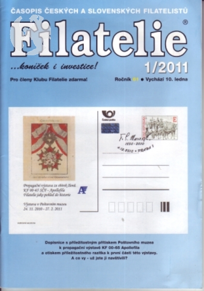 CZ FILATELIE 2011 / 01