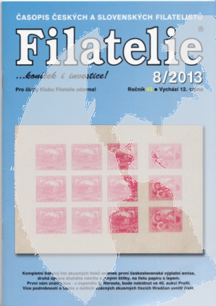 CZ FILATELIE 2013 / 08