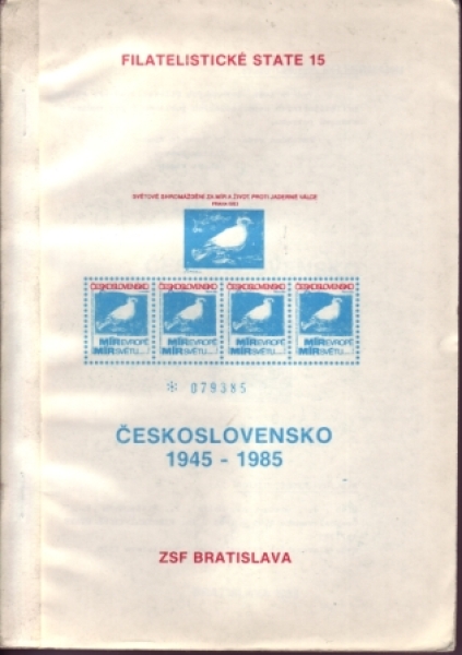 CZ Filatelistické statě 15 - Tschechoslowakei 1945 - 1985