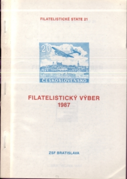 CZ Filatelistické statě 21 - Philatelistische Auswahl - 1987