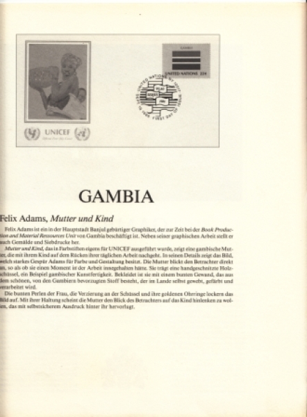 BLJ Gambia - UNICEF - pojednání  spojených národů