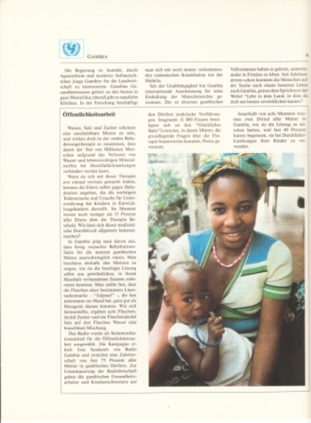 BLJ Gambia - UNICEF - pojednání  spojených národů