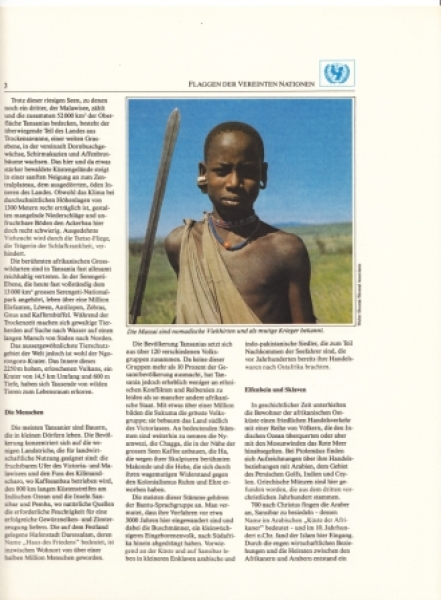 T Tanzanie - UNICEF - pojednání  spojených národů