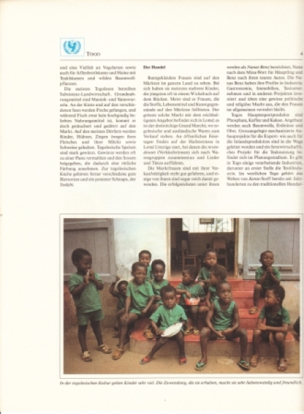 TG Republika Togo - UNICEF - pojednání  spojených národů