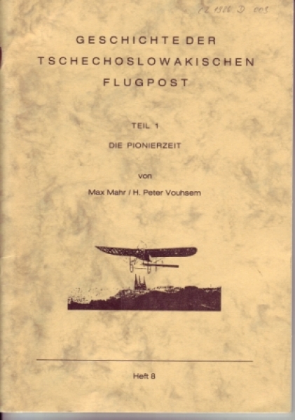D Geschichte der Tschechoslowakischen Flugpost - Teil 1
