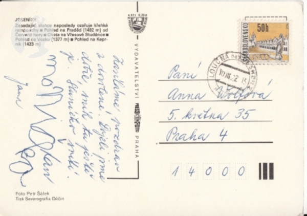 Altvatergebirge 1982 95 004 ●