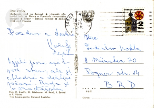 Jižní Čechy 1979 95 003 ●