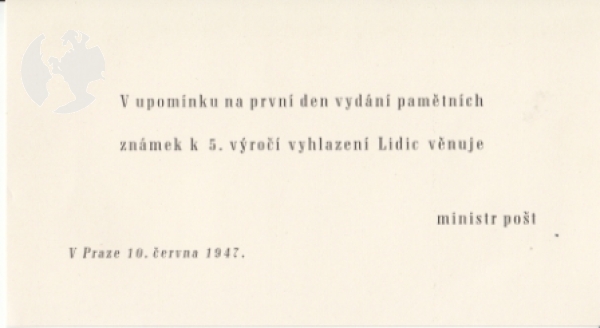 FDC 453 / 455 - M 3 / 47 - 498 ● - 1947