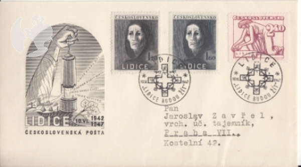 FDC 453 / 455 - M 3 / 47 - 498 ● - 1947