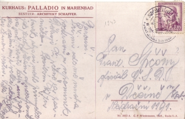 Mariánské Lázně 1947 95 008 ●