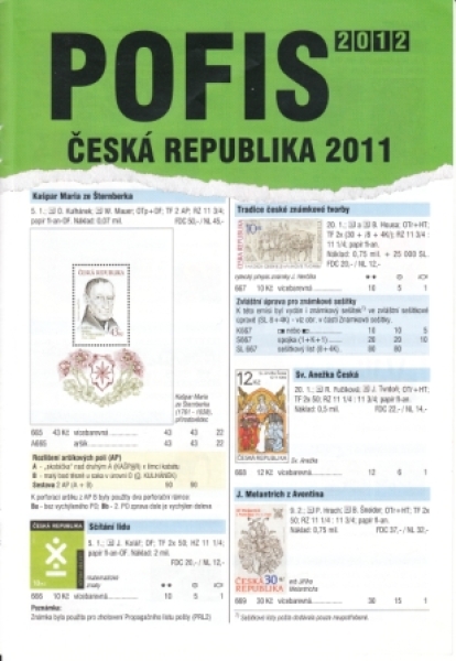 CZ dodatek ročník 2011 - vydání 2012 - ke katalogu POFIS