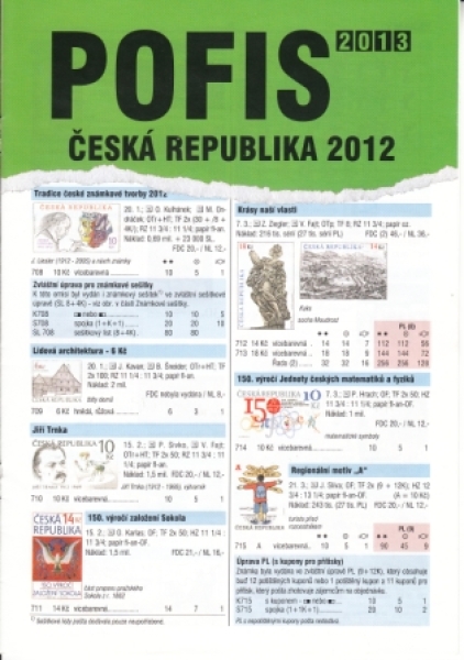 CZ dodatek ročník 2012 - vydání 2013 - ke katalogu POFIS
