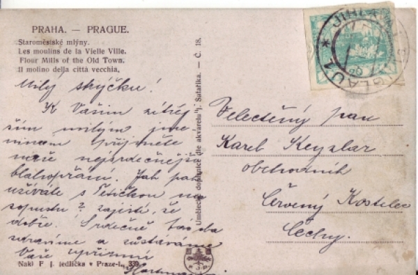 J. Šafařík - CZ 1920  95 036 ●