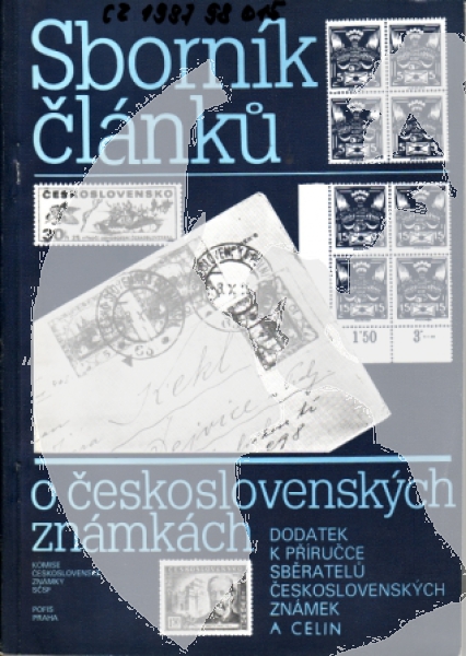 CZ Sborník článků o československých známkách - 1987 / blau