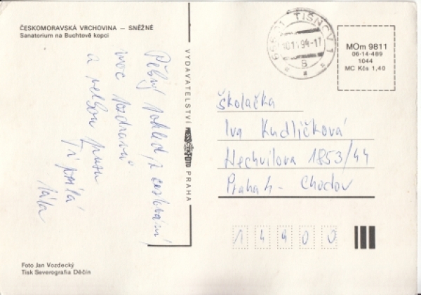 Sněžné na Moravě 1994 95 002 ●