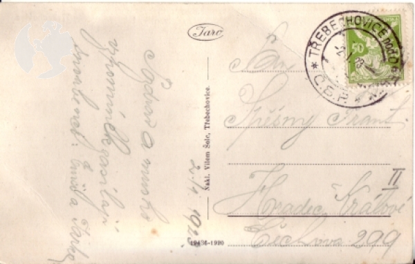 Třebechovice pod Orebem 1923 95 001 ●