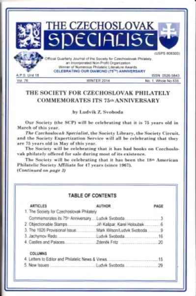 USA The Czechoslovak Specialist - Winter 2014 - 635