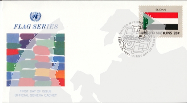 OSN New York FDC 0373 / 0388 - přítisk "GENEVA" ● - 1981