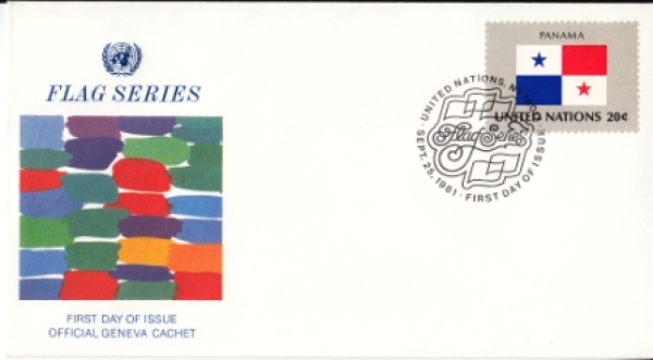 OSN New York FDC 0373 / 0388 - přítisk "GENEVA" ● - 1981