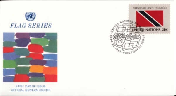 OSN New York FDC 0373 / 0388 - přítisk "GENEVA" ● - 1981