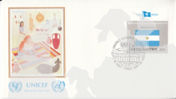 OSN New York FDC 0524 / 0539 ● - 1987