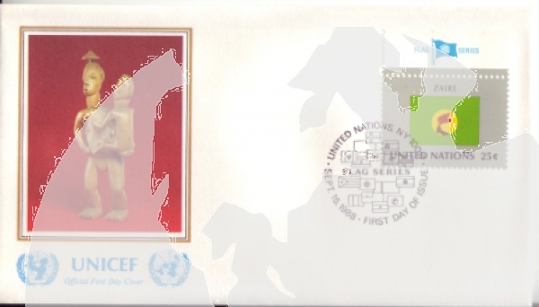 UNO New York FDC 0579 / 0594 ● - 1989