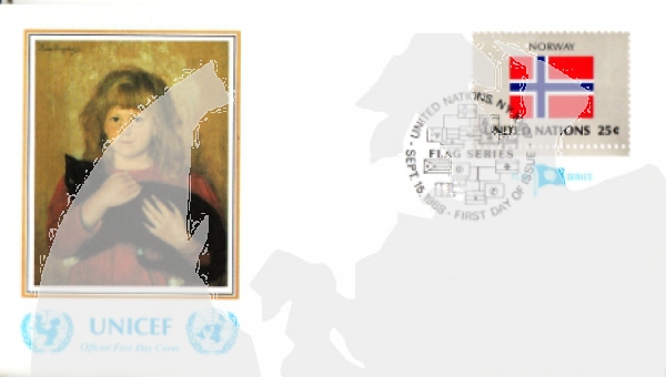 UNO New York FDC 0553 / 0568 ● - 1988