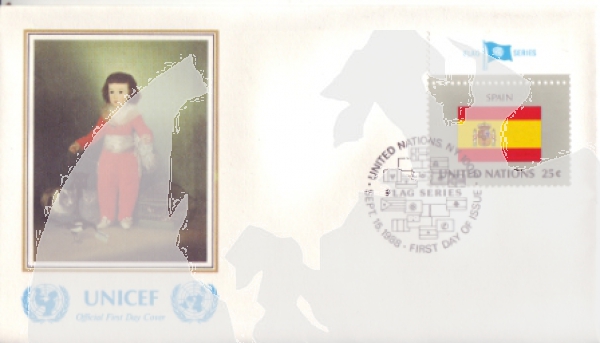 UNO New York FDC 0553 / 0568 ● - 1988