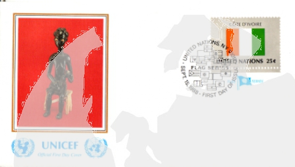 UNO New York FDC 0553 / 0568 ● - 1988