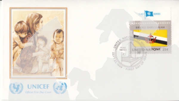UNO New York FDC 0579 / 0594 ● - 1989